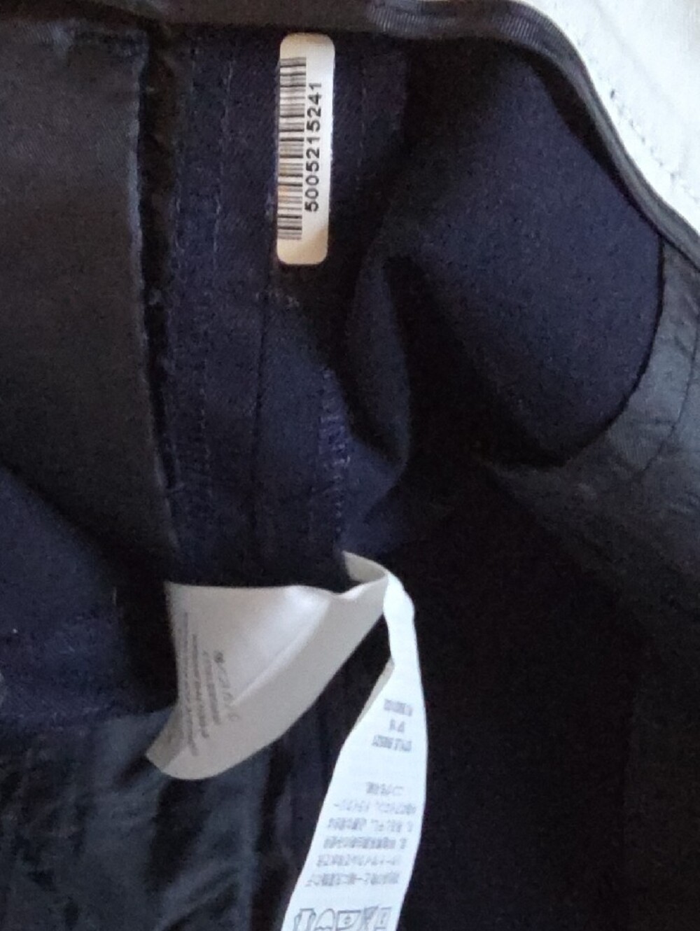 J. Crew Navy Women's Tailored Dress Pants, Side Zipper. Had Dry Cleaned. - Picture 3 of 11